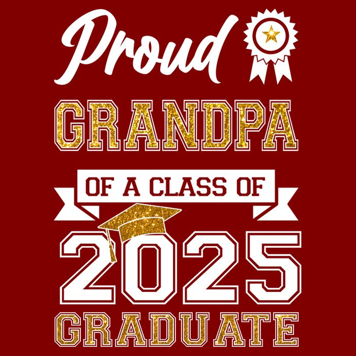 Proud Grandpa Of A Class Of 2025 Graduate Tall Sweatshirt