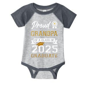 Proud Grandpa Of A Class Of 2025 Graduate Infant Baby Jersey Bodysuit