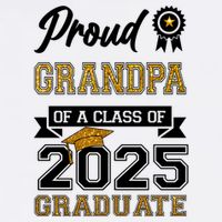 Proud Grandpa Of A Class Of 2025 Graduate Garment-Dyed Sweatshirt