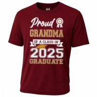 Proud Grandma Of A Class Of 2025 Graduate Cooling Performance Crew T-Shirt