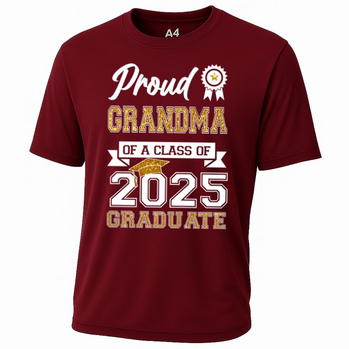 Proud Grandma Of A Class Of 2025 Graduate Cooling Performance Crew T-Shirt