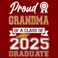Proud Grandma Of A Class Of 2025 Graduate Cooling Performance Crew T-Shirt