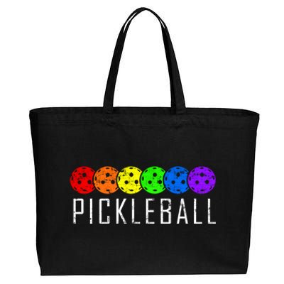 Pickleball Gift Cotton Canvas Jumbo Tote