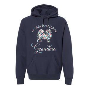 Pomeranian Grandma Pomeranian Premium Hoodie