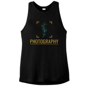 Photography Gift Photographer Great Gift Ladies PosiCharge Tri-Blend Wicking Tank