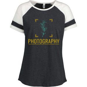 Photography Gift Photographer Great Gift Enza Ladies Jersey Colorblock Tee