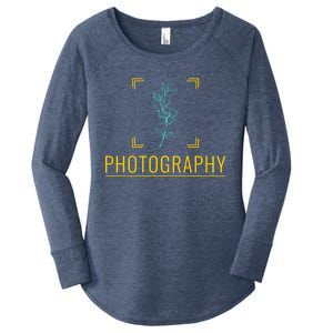 Photography Gift Photographer Great Gift Women's Perfect Tri Tunic Long Sleeve Shirt