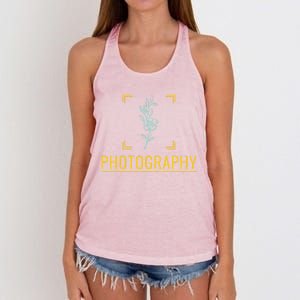 Photography Gift Photographer Great Gift Women's Knotted Racerback Tank