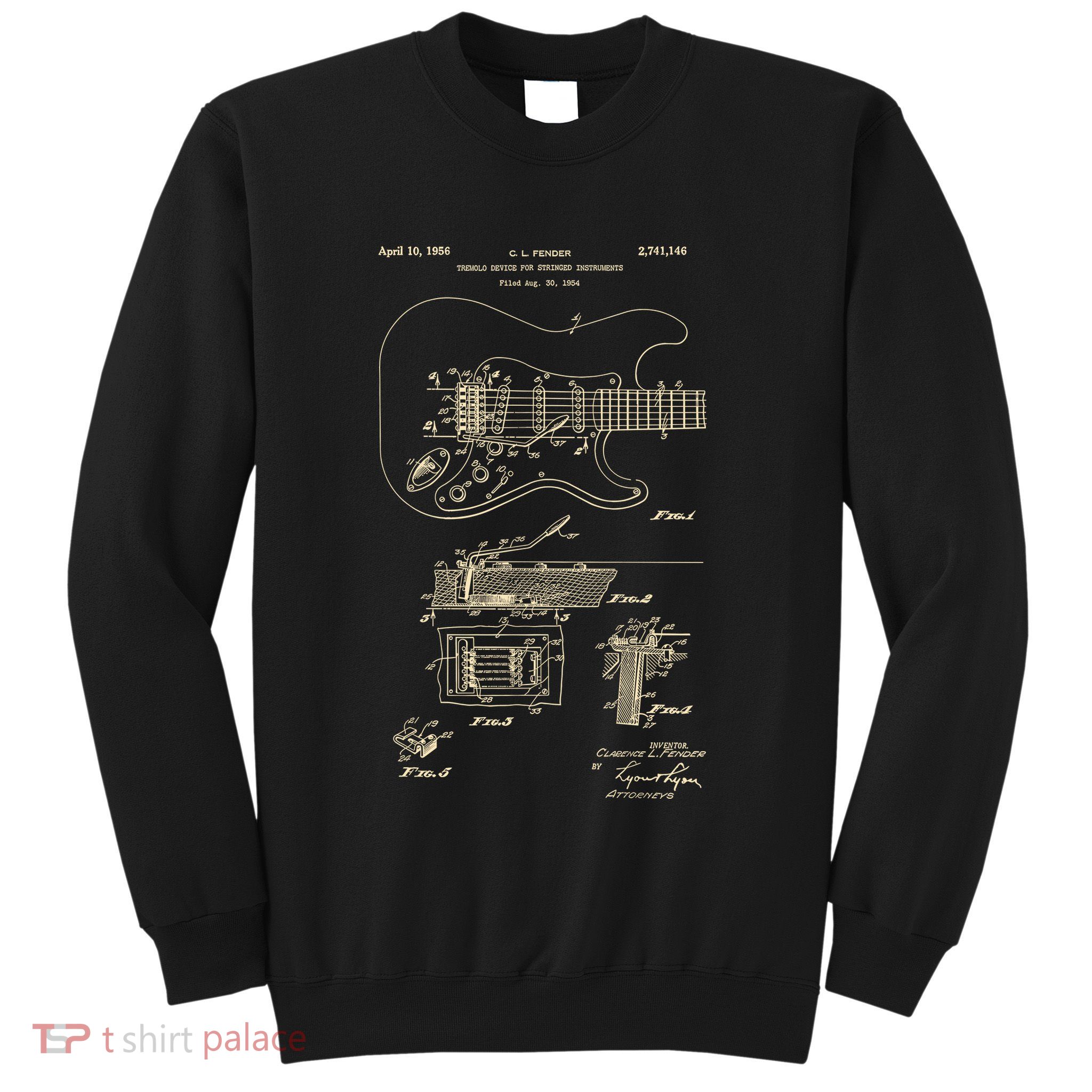 Patent Guitar Sweatshirt