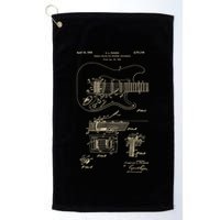 Patent Guitar Golf Towel