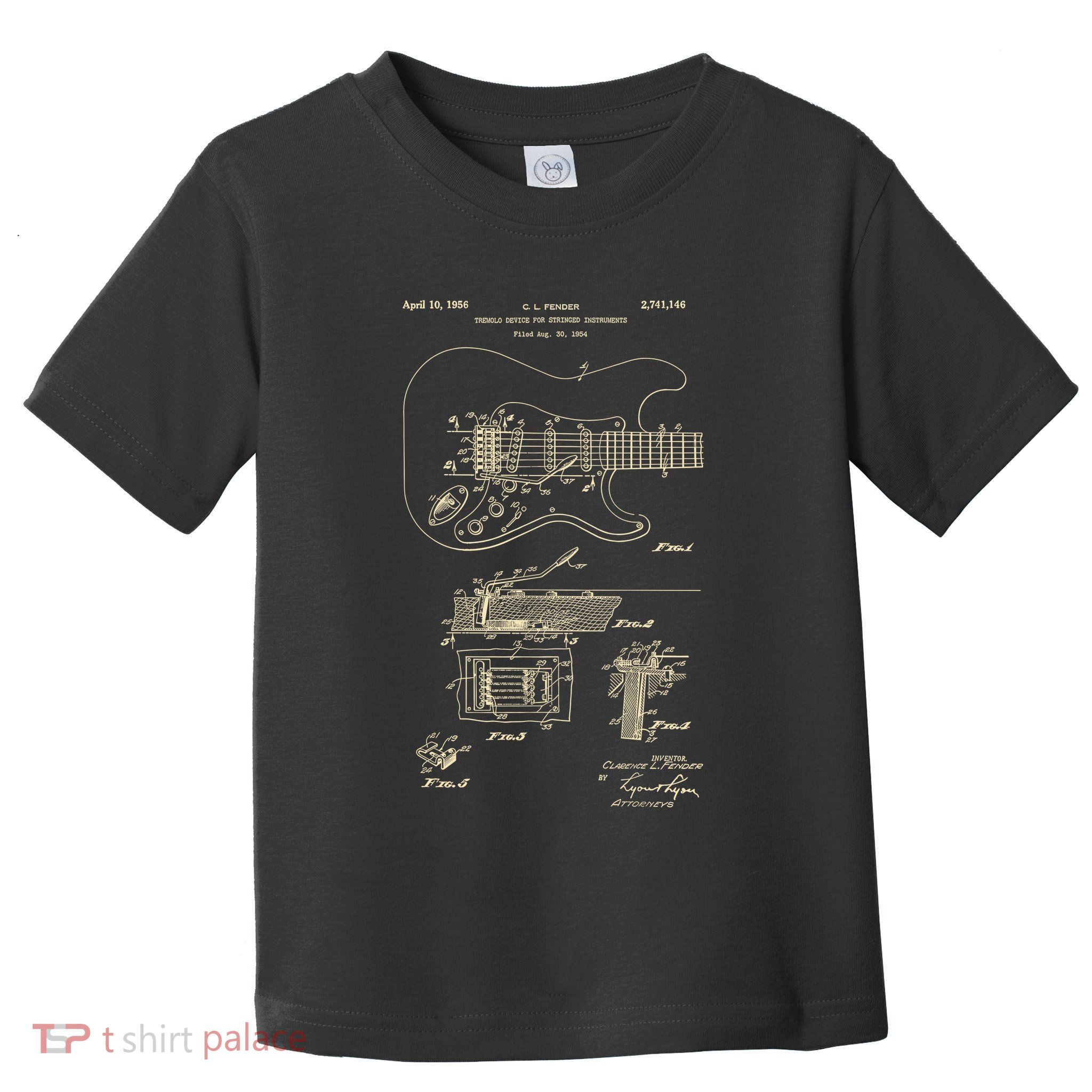 Patent Guitar Toddler T-Shirt