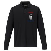 Proud Garbage Performance Long Sleeve Polo