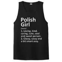 POLISH GIRL POLAND Gift Funny Country Home Roots Descent PosiCharge Competitor Tank