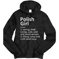 POLISH GIRL POLAND Gift Funny Country Home Roots Descent Tie Dye Hoodie