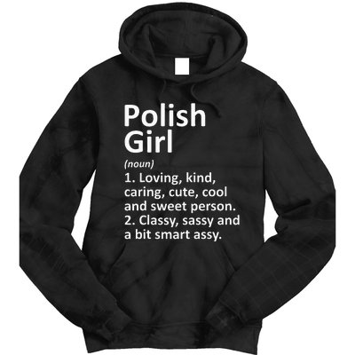 POLISH GIRL POLAND Gift Funny Country Home Roots Descent Tie Dye Hoodie