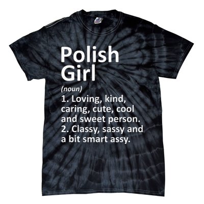 POLISH GIRL POLAND Gift Funny Country Home Roots Descent Tie-Dye T-Shirt