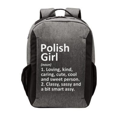 POLISH GIRL POLAND Gift Funny Country Home Roots Descent Vector Backpack