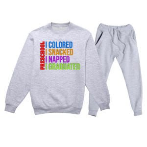 Preschooler Graduation Preschool Graduation Premium Crewneck Sweatsuit Set