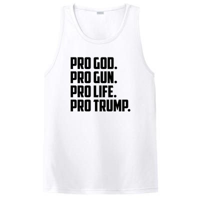 Pro God Pro Gun Pro Life Pro Trump PosiCharge Competitor Tank