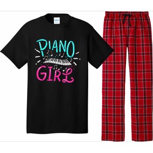 Piano Girl Pianist Music Notes Gift Pajama Set