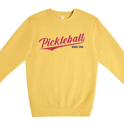 Pickleball Gift Premium Crewneck Sweatshirt