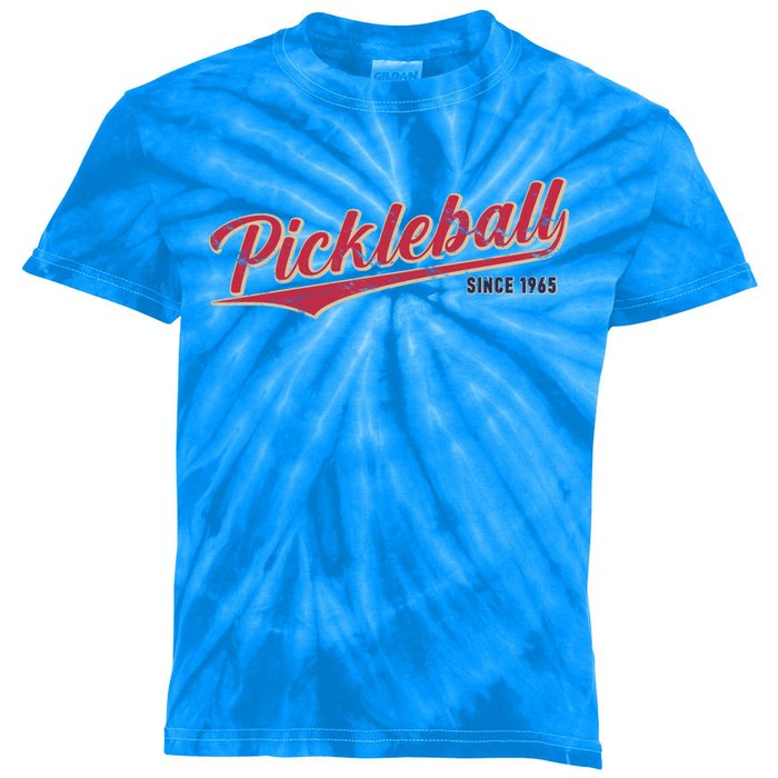 Pickleball Gift Kids Tie-Dye T-Shirt