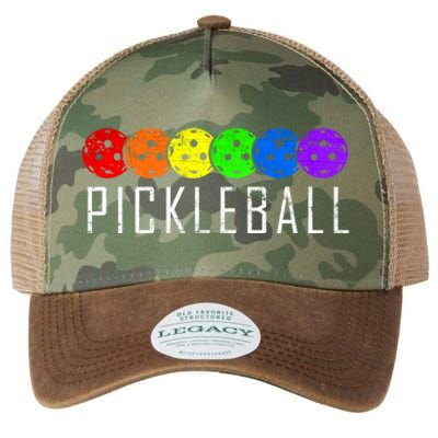 Pickleball Gift Legacy Tie Dye Trucker Hat