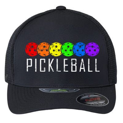 Pickleball Gift Flexfit Unipanel Trucker Cap