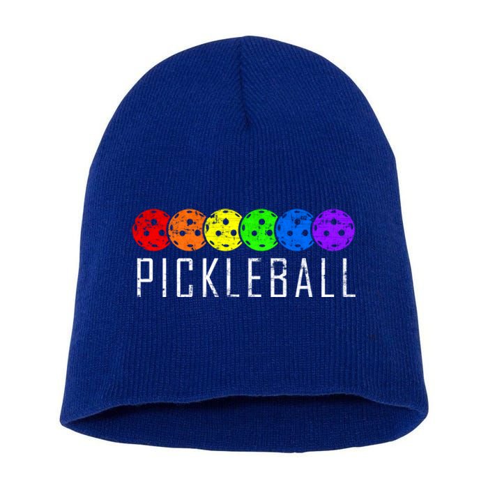 Pickleball Gift Short Acrylic Beanie