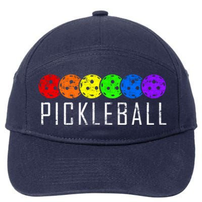 Pickleball Gift 7-Panel Snapback Hat