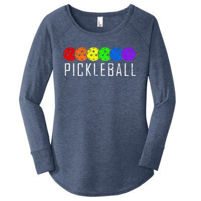 Pickleball Gift Women's Perfect Tri Tunic Long Sleeve Shirt