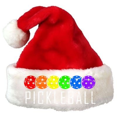 Pickleball Gift Premium Christmas Santa Hat