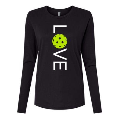 Pickleball Gift Womens Cotton Relaxed Long Sleeve T-Shirt