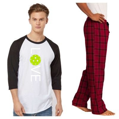 Pickleball Gift Raglan Sleeve Pajama Set