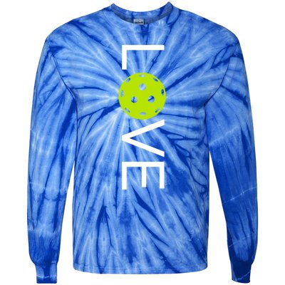 Pickleball Gift Tie-Dye Long Sleeve Shirt