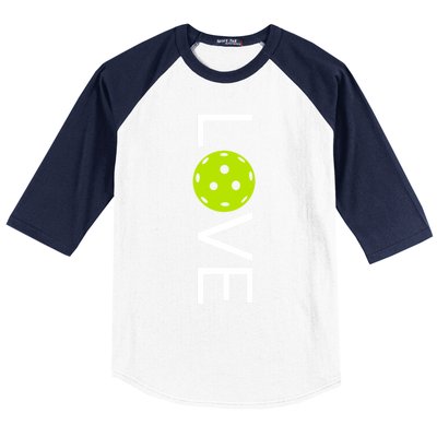 Pickleball Gift Baseball Sleeve Shirt