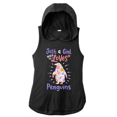 Penguin Gift Ladies PosiCharge Tri-Blend Wicking Draft Hoodie Tank