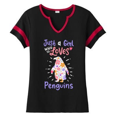 Penguin Gift Ladies Halftime Notch Neck Tee