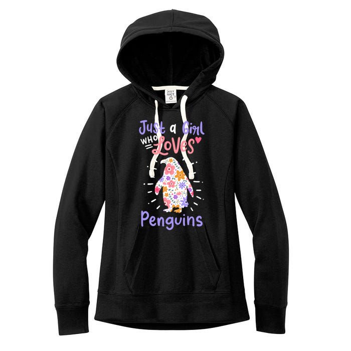 Penguin Gift Women's Fleece Hoodie