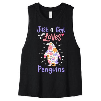 Penguin Gift Women's Racerback Cropped Tank