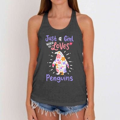 Penguin Gift Women's Knotted Racerback Tank