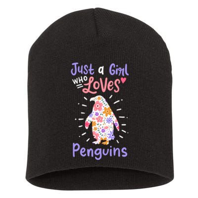 Penguin Gift Short Acrylic Beanie