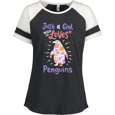 Penguin Gift Enza Ladies Jersey Colorblock Tee