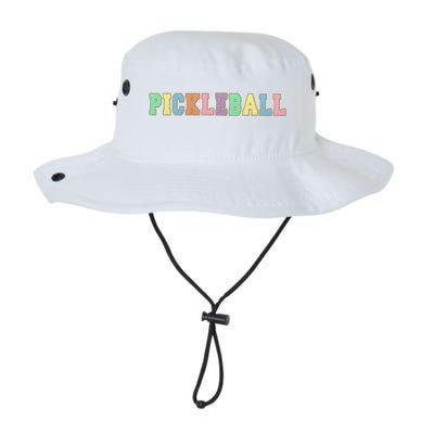 Pickleball Gift Pastel Varsity Letters Gift Legacy Cool Fit Booney Bucket Hat