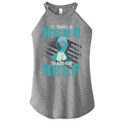 Ptsd Gift Women’s Perfect Tri Rocker Tank