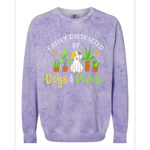 Plants Gardener Plant Gardening Plant Lover Colorblast Crewneck Sweatshirt