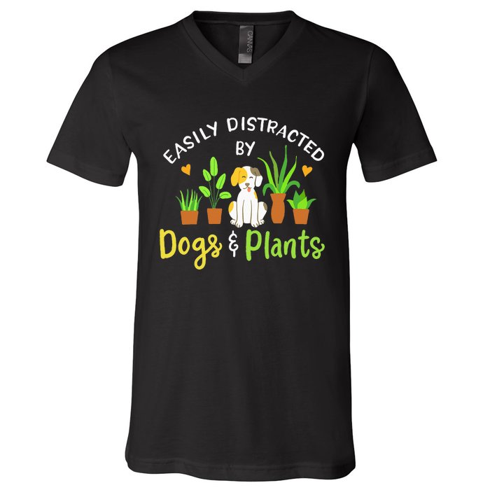 Plants Gardener Plant Gardening Plant Lover V-Neck T-Shirt