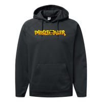 Pickleball Gear Pickleballer Graffiti Performance Fleece Hoodie