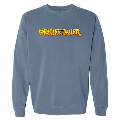 Pickleball Gear Pickleballer Graffiti Garment-Dyed Sweatshirt