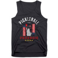 Pickleball GiftFunny Pickleball Tee Pickleball and Freedom Tank Top